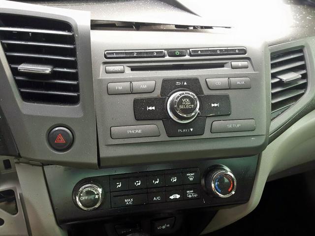 19XFB2F9XCE000055 - 2012 HONDA CIVIC EXL  照片 9