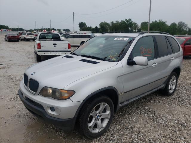 5UXFA13515LY21570 - 2005 BMW X5 3.0I SILVER photo 2