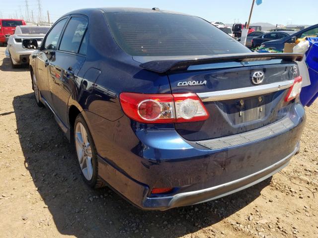 5YFBU4EE1DP127781 - 2013 TOYOTA COROLLA BASE  photo 3