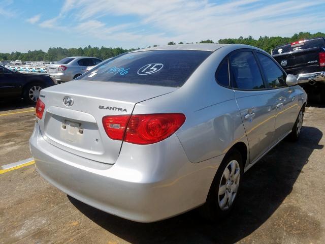 KMHDU46D07U074539 - 2007 HYUNDAI ELANTRA GLS  photo 4