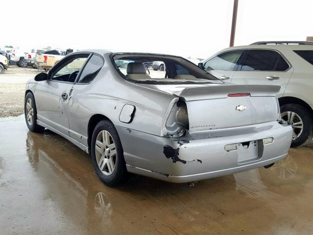 2G1WK15K879402832 - 2007 CHEVROLET MONTE CARLO LT  photo 3