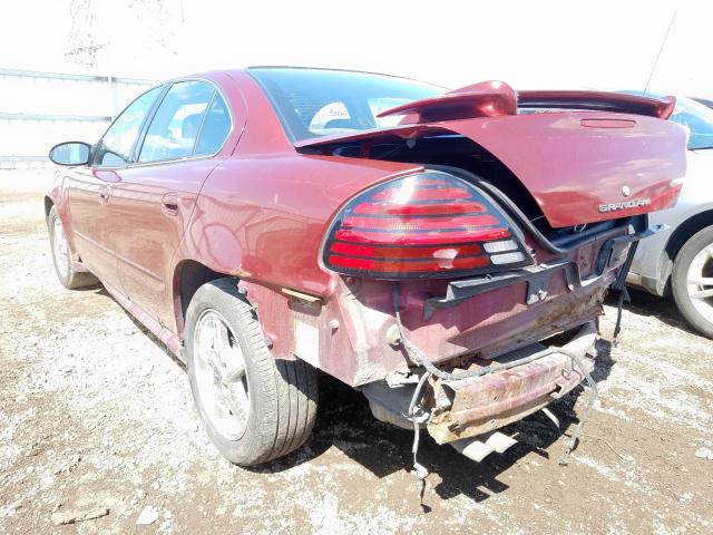 1G2NF52E43M564343 - 2003 PONTIAC GRAND AM SE1  photo 3