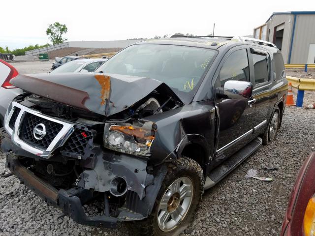 5N1BA0NF3AN621672 - 2010 NISSAN ARMADA PLATINUM  photo 2