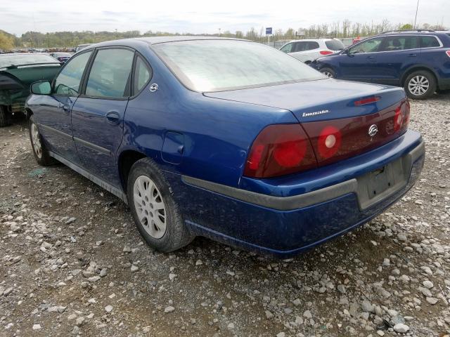 2G1WF52E839232010 - 2003 CHEVROLET IMPALA  photo 3