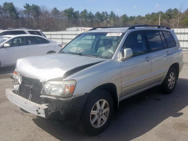 JTEDD21A160145433 - 2006 TOYOTA HIGHLANDER  photo 2