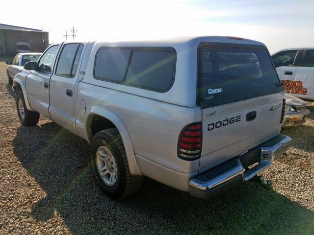 1B7GG2AN91S125374 - 2001 DODGE DAKOTA QUAD  photo 3