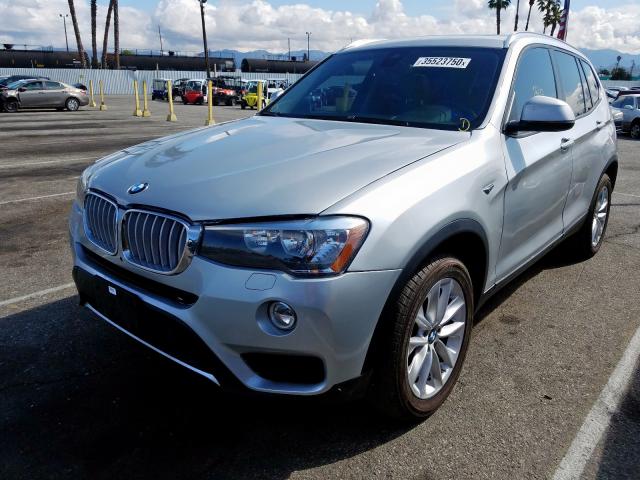 5UXWZ7C58H0U45502 - 2017 BMW X3 SDRIVE28I  photo 2