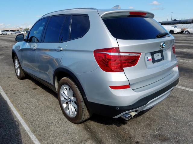 5UXWZ7C58H0U45502 - 2017 BMW X3 SDRIVE28I  photo 3