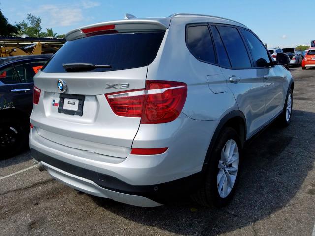 5UXWZ7C58H0U45502 - 2017 BMW X3 SDRIVE28I  photo 4