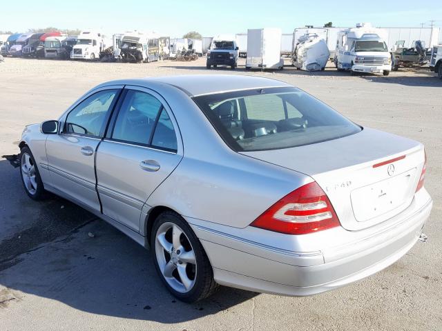 WDBRF61J05F609771 - 2005 MERCEDES-BENZ C 240  photo 3