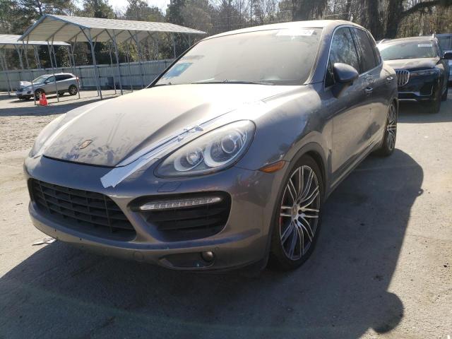 WP1AC2A25BLA81245 - 2011 PORSCHE CAYENNE TURBO GRAY photo 2