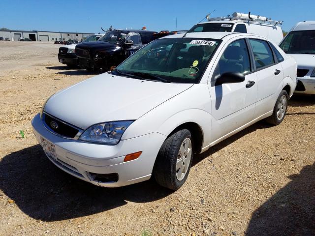 1FAHP34N87W294119 - 2007 FORD FOCUS ZX4  photo 2