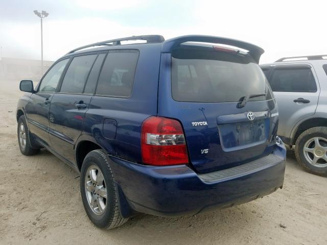 JTEDP21A640019329 - 2004 TOYOTA HIGHLANDER BASE  photo 3