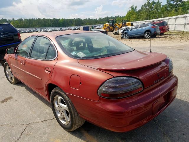 1G2WJ52K8VF217002 - 1997 PONTIAC GRAND PRIX SE RED photo 3