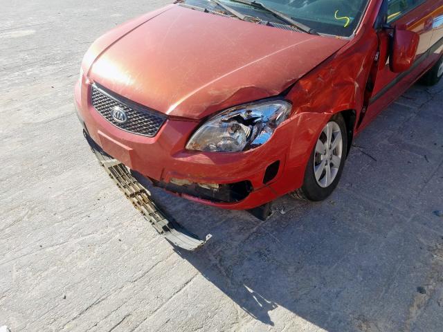 KNADE123586305869 - 2008 KIA kia rio  photo 9