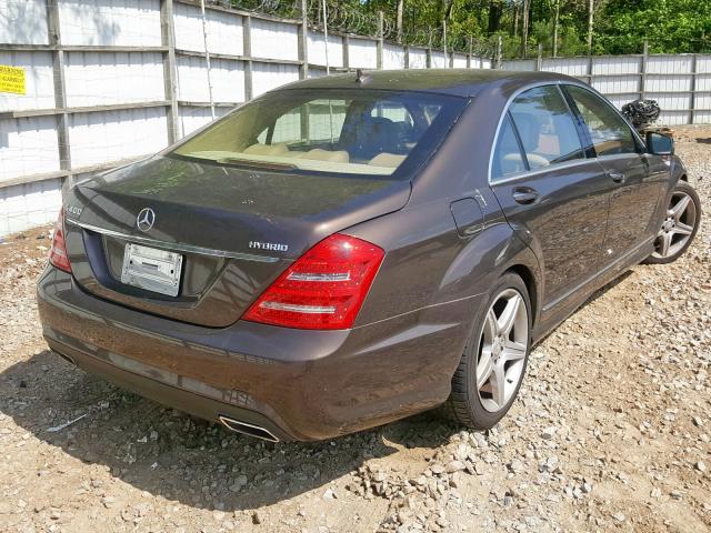 WDDNG9FBXBA365951 - 2011 MERCEDES-BENZ S 400  photo 4