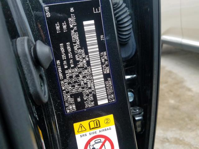 JTJBARBZ2J2172443 - 2018 LEXUS NX 300 BASE  ფოტო 10