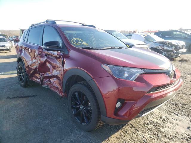 2T3RFREV7JW773947 - 2018 TOYOTA RAV4 ADVENTURE RED photo 1