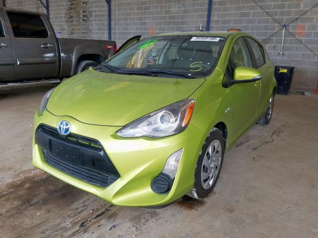 JTDKDTB3XF1097569 - 2015 TOYOTA PRIUS C  photo 2