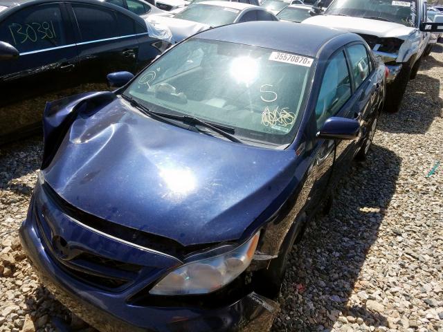 2T1BU4EE1CC800826 - 2012 TOYOTA COROLLA BASE  photo 2