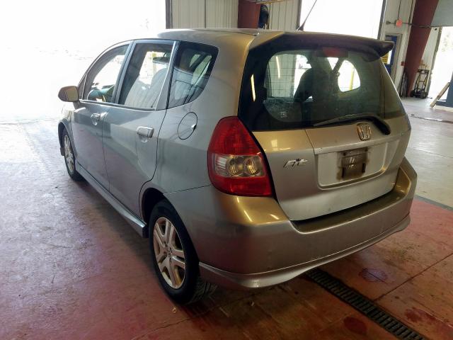 JHMGD386X7S043321 - 2007 HONDA FIT S  photo 3