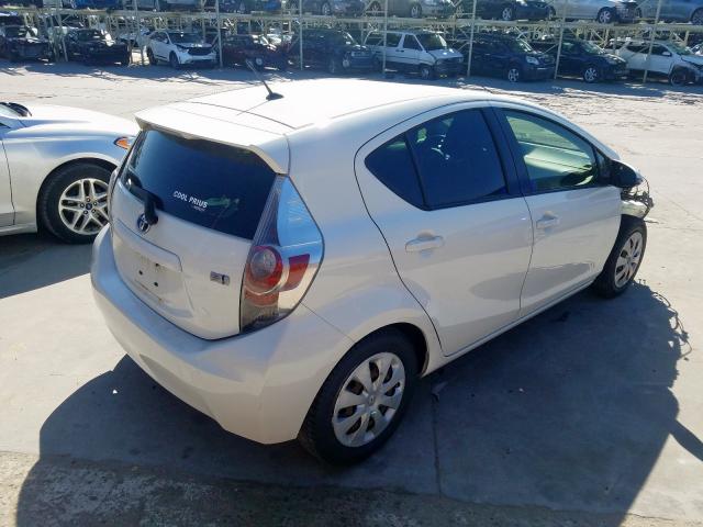 JTDKDTB3XC1019143 - 2012 TOYOTA PRIUS C  photo 4