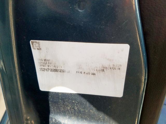 2G2WP552061230118 - 2006 PONTIAC GRAND PRIX  фото 10