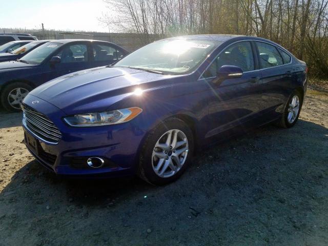 3FA6P0HD7GR260425 - 2016 FORD FUSION SE  photo 2