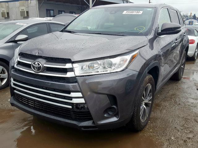 5TDZARFH9KS049574 - 2019 TOYOTA HIGHLANDER LE  photo 2