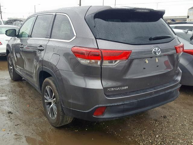 5TDZARFH9KS049574 - 2019 TOYOTA HIGHLANDER LE  photo 3