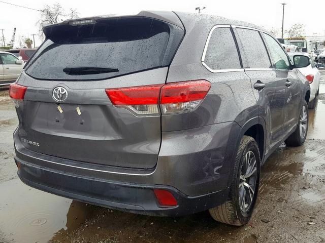 5TDZARFH9KS049574 - 2019 TOYOTA HIGHLANDER LE  photo 4