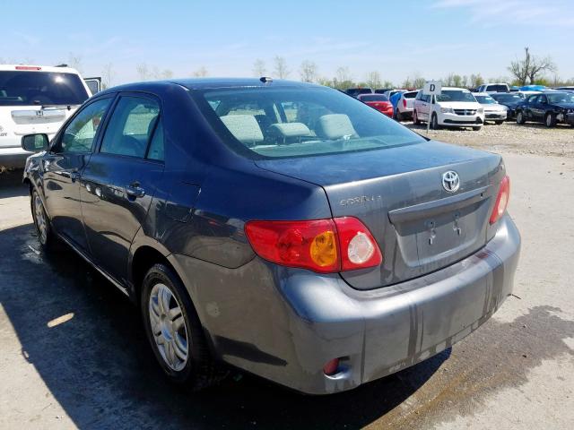 2T1BU40E19C175635 - 2009 TOYOTA COROLLA BASE  photo 3