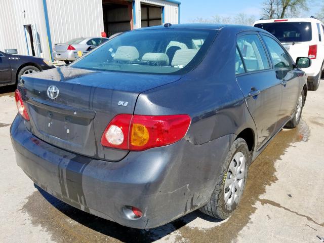 2T1BU40E19C175635 - 2009 TOYOTA COROLLA BASE  photo 4