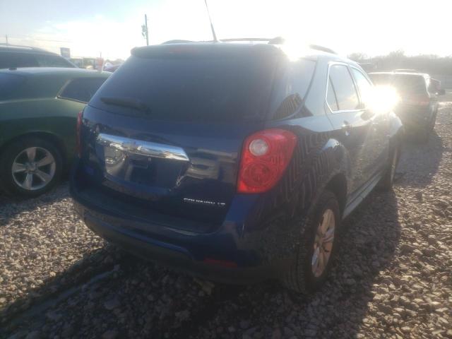 2CNALDEW3A6255245 - 2010 CHEVROLET EQUINOX LT BLUE photo 4