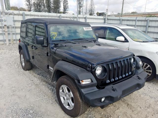 1C4HJXDN8KW668806 - 2019 JEEP WRANGLER UNLIMITED SPORT  photo 1