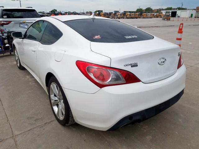 KMHHT6KD4CU078268 - 2012 HYUNDAI GENESIS COUPE 2.0T  photo 3