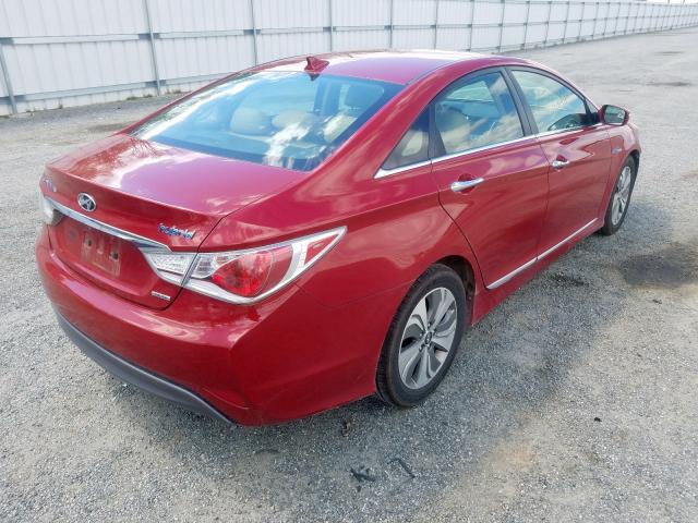 KMHEC4A49DA080979 - 2013 HYUNDAI SONATA HYBRID  photo 4