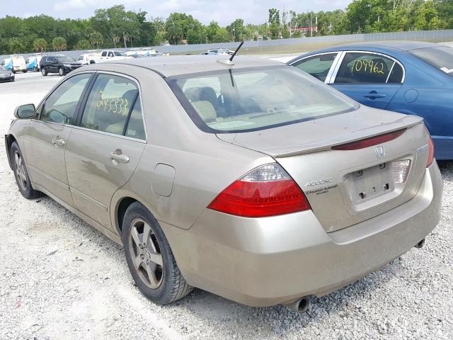 JHMCN36536C002947 - 2006 HONDA ACCORD HYBRID  photo 3