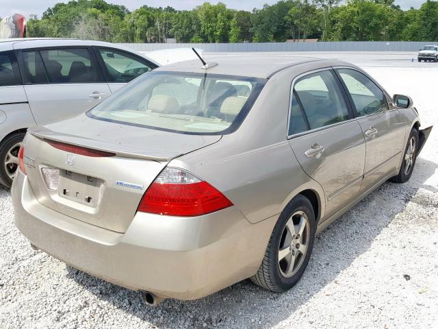 JHMCN36536C002947 - 2006 HONDA ACCORD HYBRID  photo 4