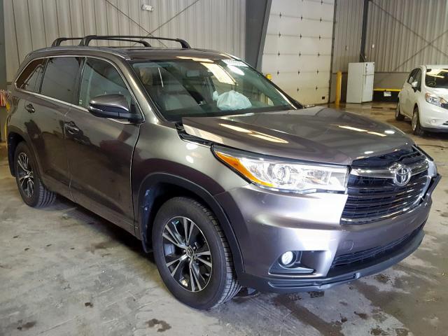 5TDJKRFHXGS235934 - 2016 TOYOTA HIGHLANDER XLE  photo 1