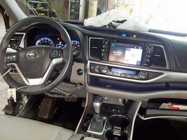 5TDJKRFHXGS235934 - 2016 TOYOTA HIGHLANDER XLE  photo 9