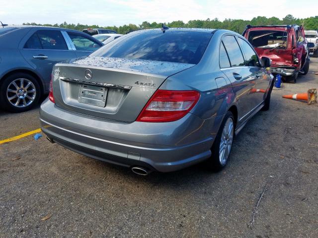 WDDGF81XX8F189567 - 2008 MERCEDES-BENZ C 300 4MATIC  photo 4