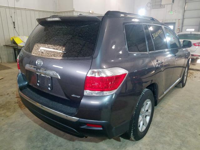 5TDBK3EH8BS073832 - 2011 TOYOTA HIGHLANDER BASE  фото 4