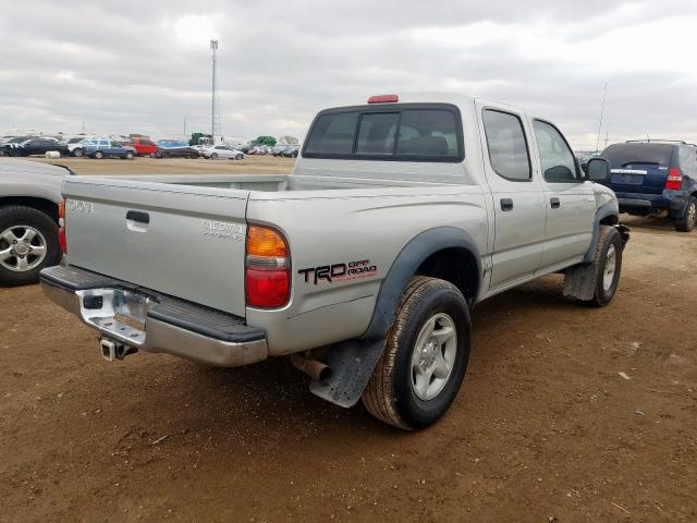 5TEGN92N42Z086459 - 2002 TOYOTA TACOMA DOUBLE CAB PRERUNNER  photo 4