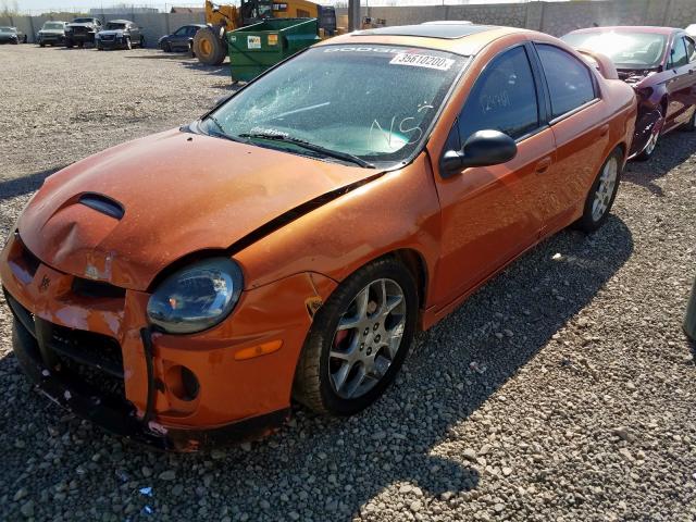 1B3AS66S25D113637 - 2005 DODGE NEON SRT-4  photo 2