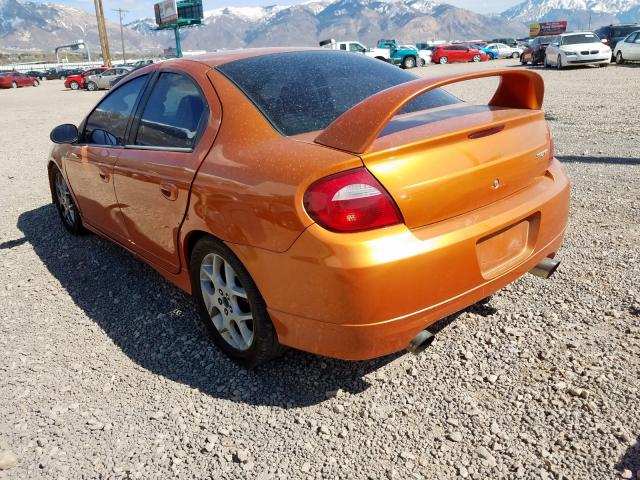 1B3AS66S25D113637 - 2005 DODGE NEON SRT-4  photo 3