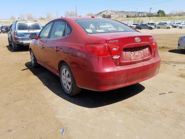 KMHDU46D77U107522 - 2007 HYUNDAI ELANTRA GLS  photo 3