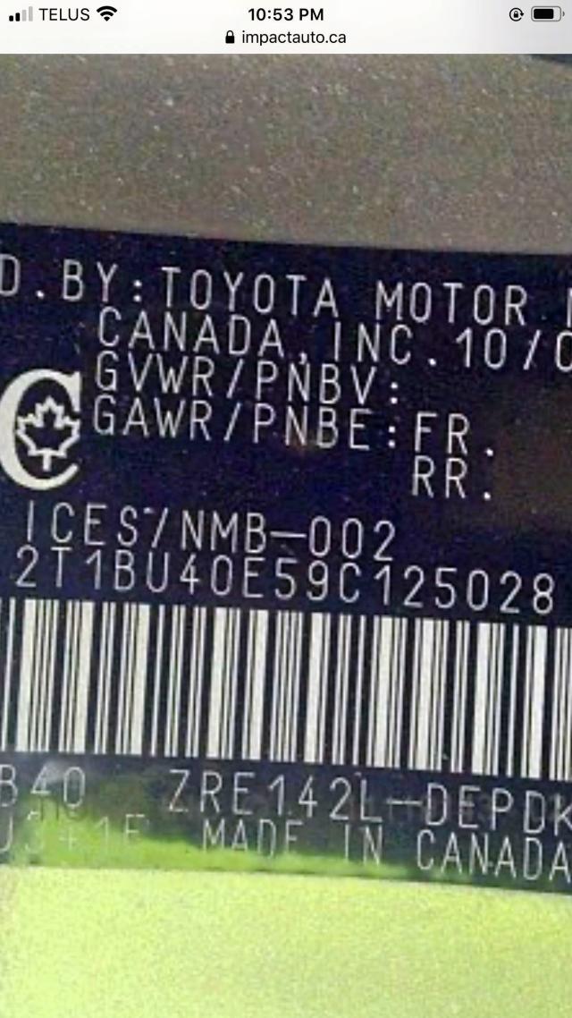 2T1BU40E59C125028 - 2009 TOYOTA COROLLA BASE  foto 10