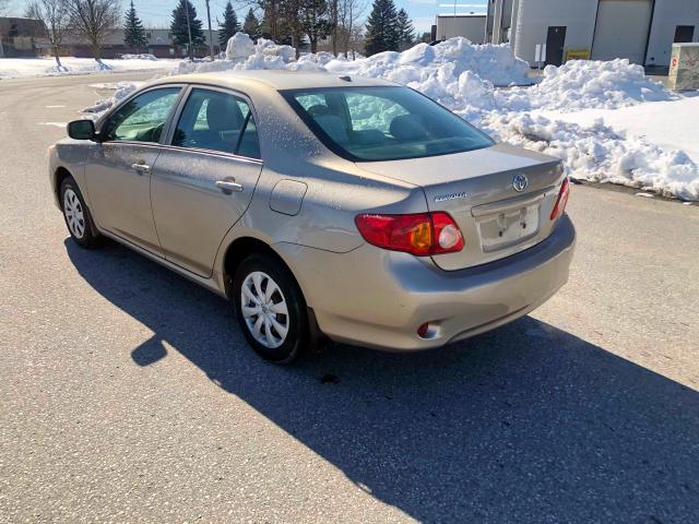 2T1BU40E59C125028 - 2009 TOYOTA COROLLA BASE  foto 3