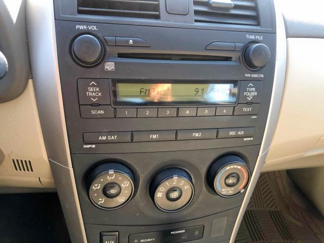 2T1BU40E59C125028 - 2009 TOYOTA COROLLA BASE  foto 9